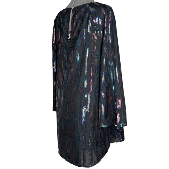 NWT Modcloth Northern Lights Dress with Multicolor Abstract Pattern - Size M - Picture 4 of 11